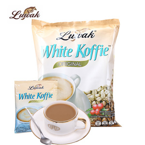 印尼进口原味咖啡 猫斯露哇白咖啡400g/袋速溶咖啡20小包/袋