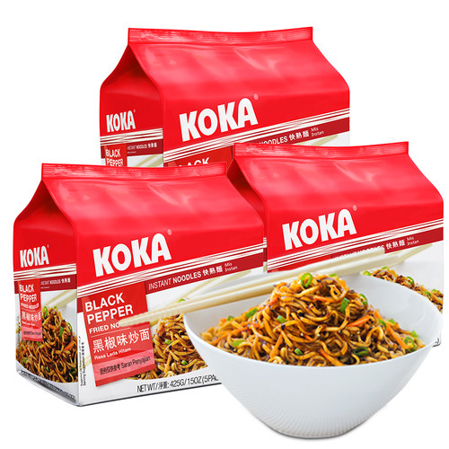 进口新加坡方便面KOKA
