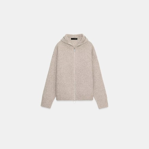 高级感软质舒适卫衣式连帽外套