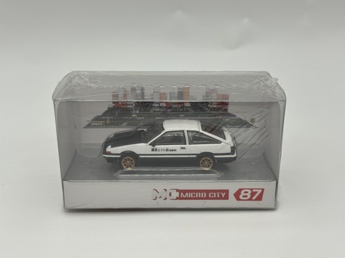 MC 微缩都市 1:87 HO 丰田AE86 藤原豆腐店 头文字D 塑胶汽车模型