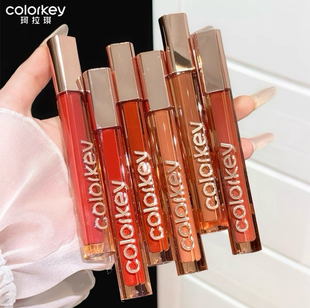 Colorkey珂拉琪锁色精华唇霜唇釉丝绒哑光雾面柔雾口红不易沾杯