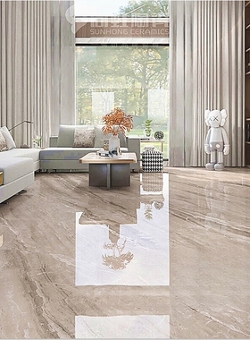 希腊灰云朵灰多规格超白胚密缝砖通体大理石瓷砖无限连纹