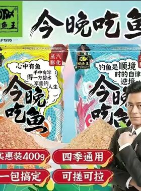 钓鱼王鱼饵今晚吃鱼饵料野钓冬春季鲫鱼鲤鱼全能腥香地狱猫鱼饵料