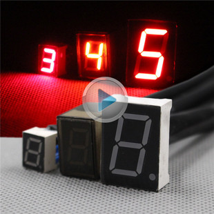 摩托三轮车档显改装摩托车档显器仪表110/125/150/200档位显示线