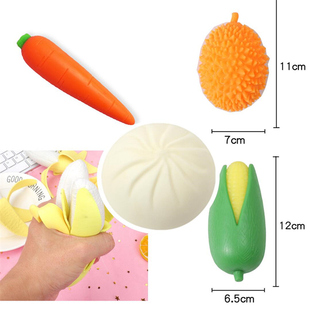 发泄水果球捏捏乐网红包子香蕉榴莲玉米解压创意整蛊出气儿童玩具