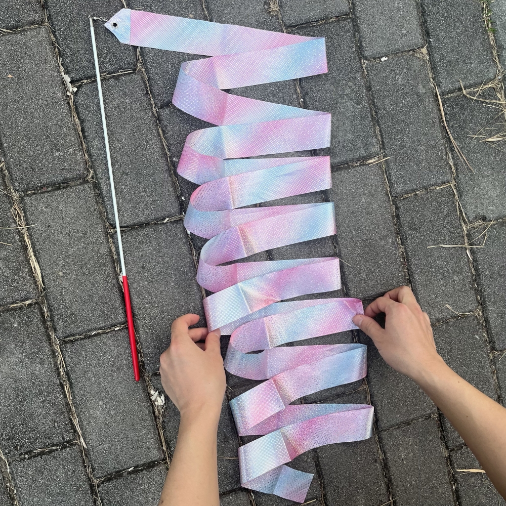 彩带舞蹈道具闪星专用道具绸带