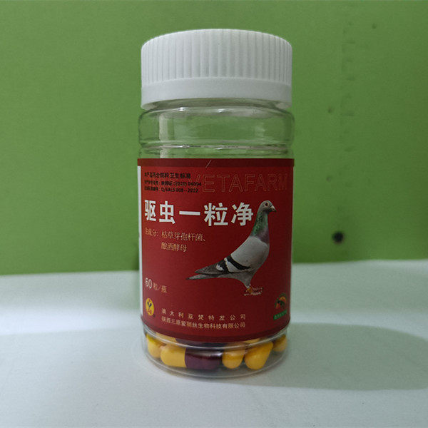 驱虫一粒净60粒西安爱丽丝鸽药鸽子药信鸽用品体内虫寄生虫