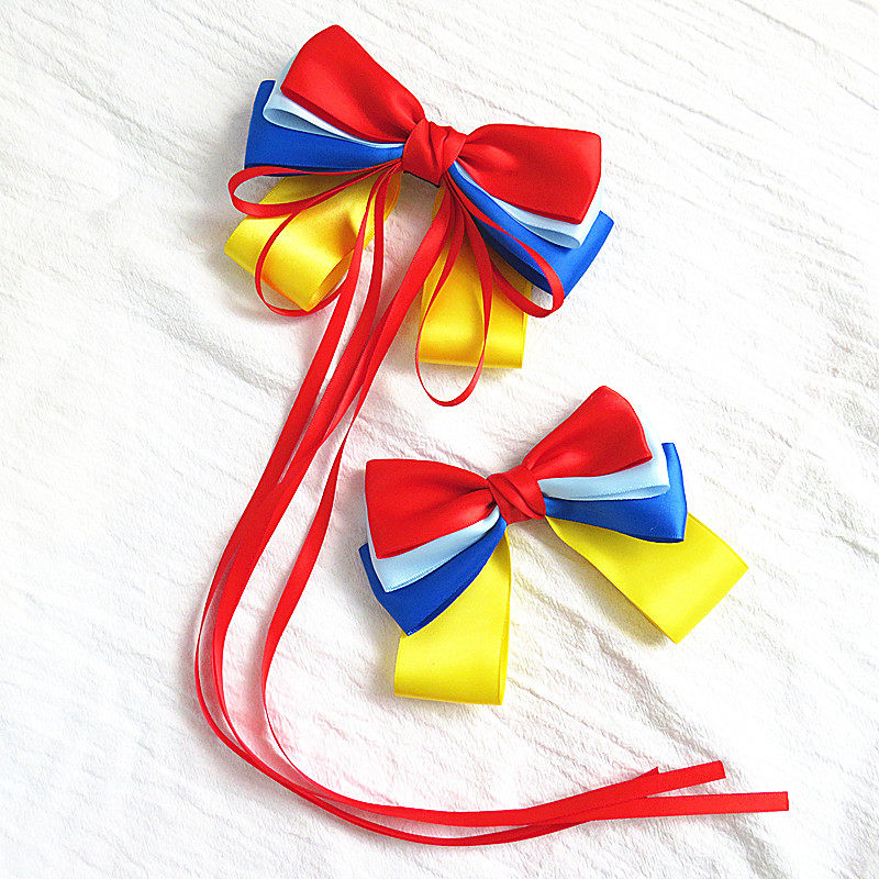 白雪公主蝴蝶结发夹儿童撞色飘带鸭嘴夹女童古风顶夹宝宝可爱发卡,童装/婴儿装/亲子装,发饰,淘宝优惠券,粉丝福利购,淘宝优惠卷