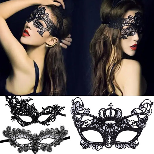 蕾丝眼罩面具女半脸舞会派对万圣节道具公主成人面具儿童