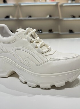 路贝佳2025春季新品厚底增高老爹鞋休闲鞋真皮L25114Y-48