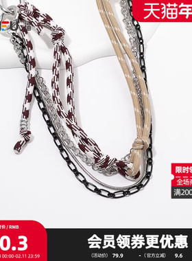 三福游牧风银扣腰链单条 时尚个性潮流氛围小众首饰配饰850088