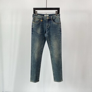 薄绒牛仔裤 25秋冬logo字母金属老佛爷男士 Lagerfeld Karl