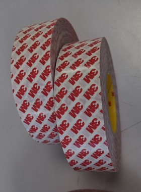 3MGPT-020F透明PET超薄膜耐高温耐UV耐曲面强粘性双面胶带