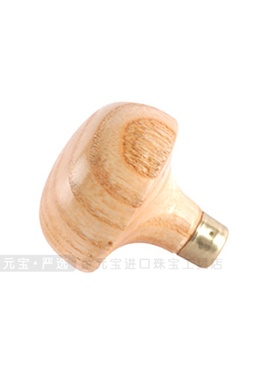 ASIC法国产短蘑菇头木质手柄  #18451铲刀勾丝刀雕刻刀专用手柄