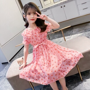 复古港风六一儿童服装童装女童演出服怀旧走秀8090年代穿搭连衣裙