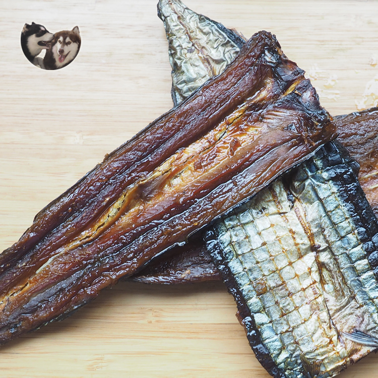 香烘秋刀鱼 狗零食 无添加 阿拉斯加美毛护肤补充鱼油 手工自制