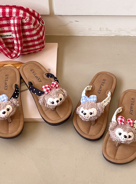 AKM凉鞋夏季新款人字拖防滑宿舍软底沙滩平底休闲可爱室外穿拖鞋