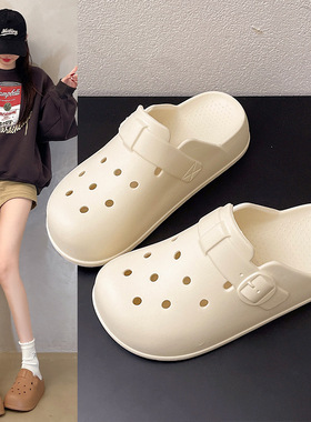 勃肯凉拖鞋新款EVA包头居家女士夏季可户外穿防滑防臭花园洞洞鞋