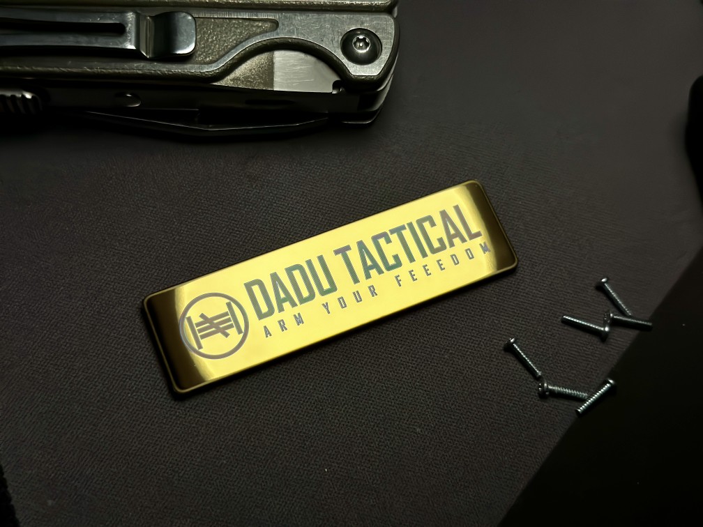 2023DADU TACTICAL 金属光面魔术贴战术士气章