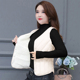 2025新款 马夹坎肩贴身内胆 秋冬加绒羽绒棉马甲女加厚保暖背心短款