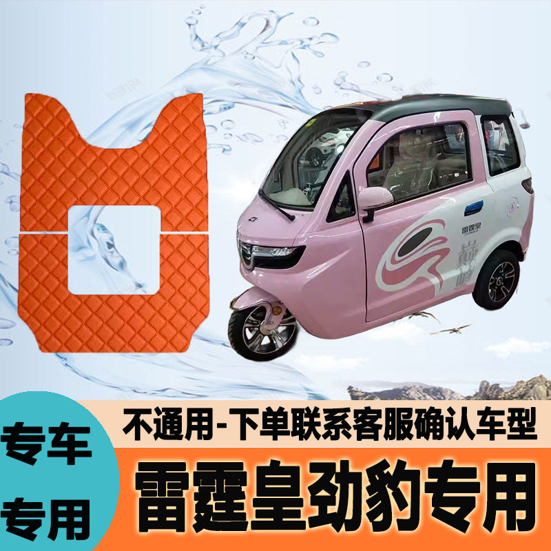 适用雷霆皇劲豹电动三轮车脚垫雪电动车脚垫