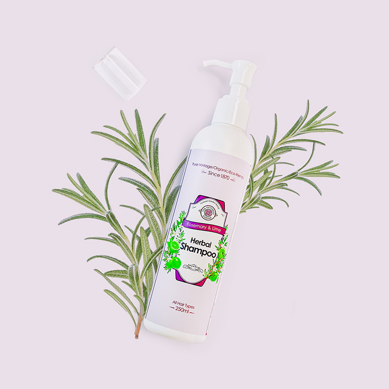 VG迷迭香与酸橙草本洗发水 洗发精 250ml维多利亚花园
