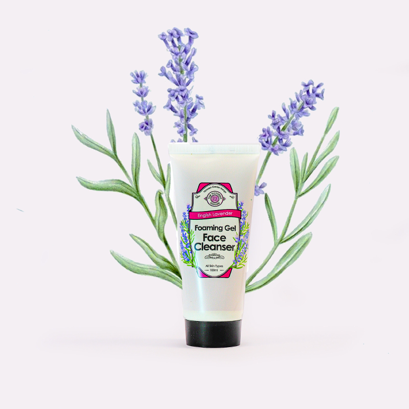 VG薰衣草泡沫洁面啫喱 微泡洁面100ml维多利亚花园