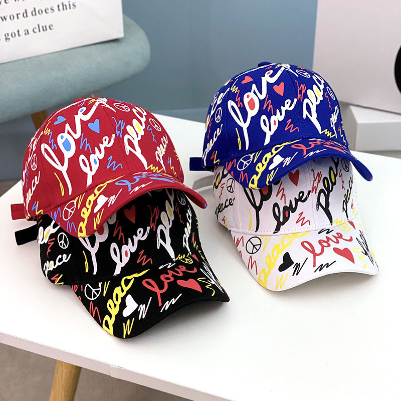 儿童帽子韩版春季时尚男童潮街涂鸦棒球帽夏天女童百搭休闲鸭舌帽,童装/婴儿装/亲子装,帽子,淘宝优惠券,粉丝福利购,淘宝优惠卷