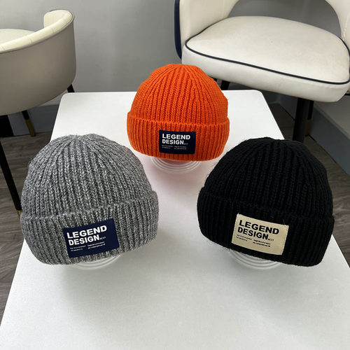 中大童针织瓜皮帽秋冬季韩版时尚