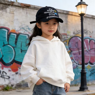 春秋新款街头风字母刺绣男女儿童棒球帽夏季透气宝宝百搭鸭舌帽潮