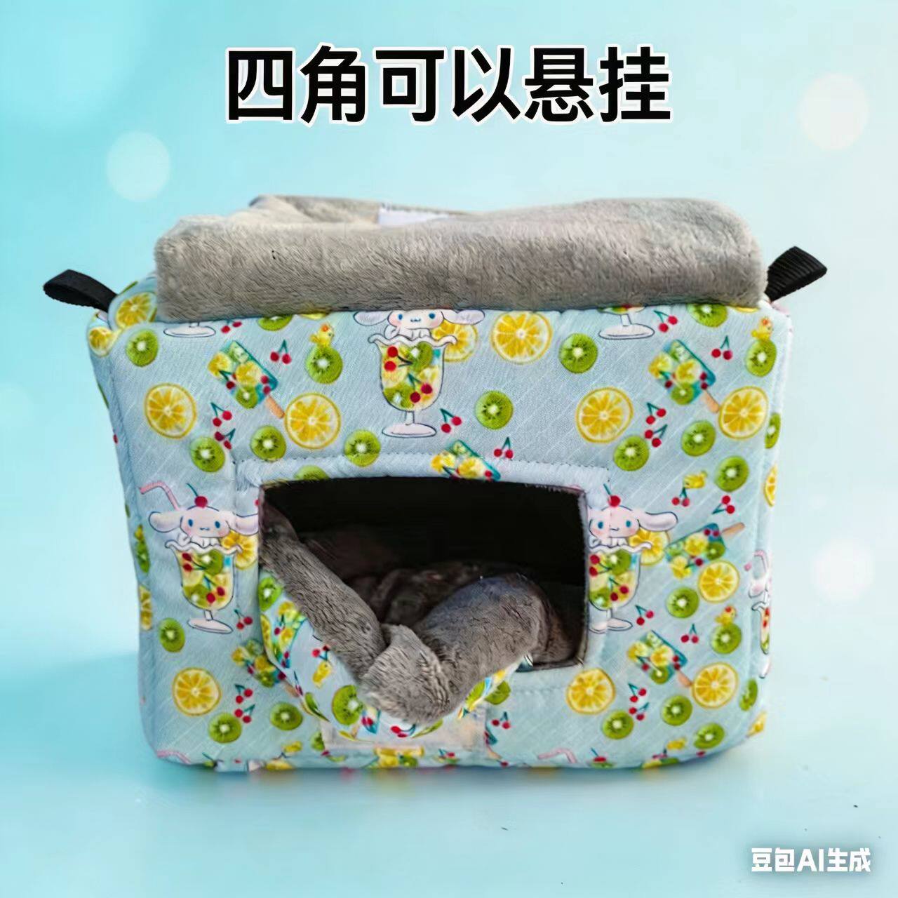 鹦鹉鸟松鼠小蜜窝保暖虎皮玄凤牡丹棉窝加厚加绒保温悬挂过冬用品
