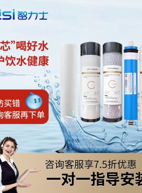 智力士滤芯净水器9.5寸10寸PP棉活性炭非通用过滤直饮水机RO膜