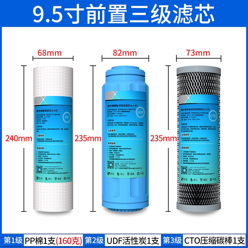 RO膜超滤PP棉活性炭净水器配件