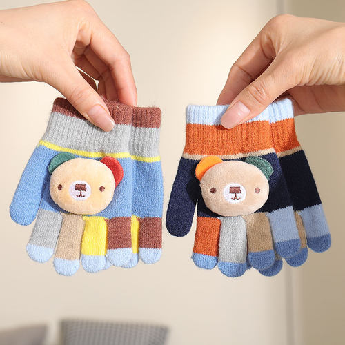 儿童手套男孩冬0-3岁2宝宝女童男