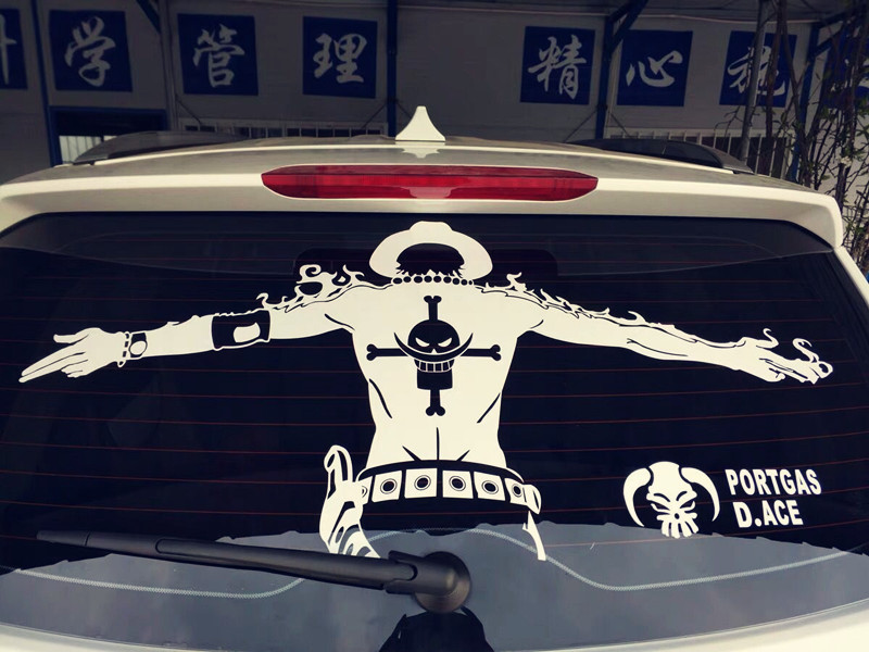 贴纸车门拉花后窗玻璃