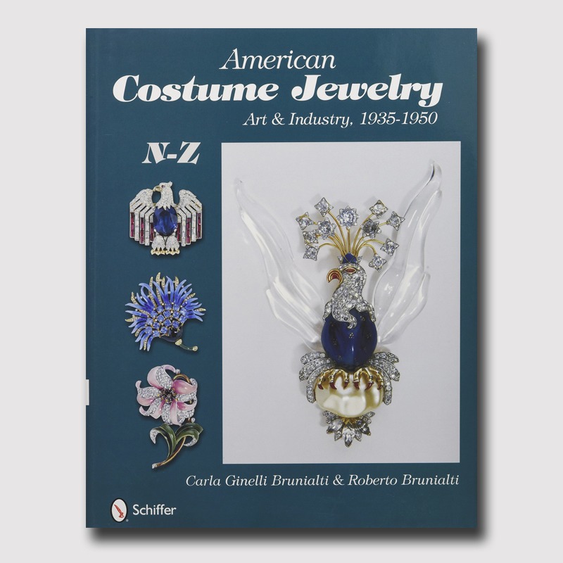 现货英文原版 N-Z复古美国服装珠宝中古首饰 American Costume Jewelry