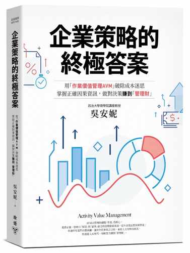 预售 吴安妮 企业策略的终极**：用「作业价值管理AVM」破除成本迷思，掌握正确因果信息，做对决策赚到「管理财」（*新修