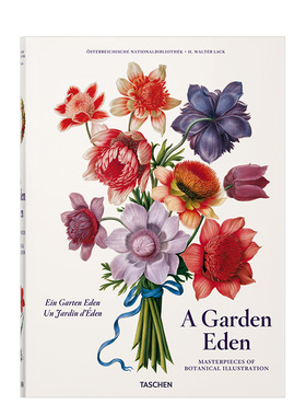 现货 英文原版 A Garden Eden. Masterpieces of Botanical Illustration 伊甸园：植物插图的杰作植物学绘画研究画册进口书