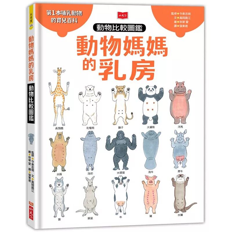 预售 高冈昌江 动物妈妈的乳房:动物比较图鉴 小天下