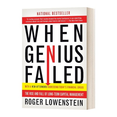 现货 英文原版 When Genius Failed 赌金者 营救华尔街 长期资本管理公司的升腾与陨落 英文版 进口英语原版书籍