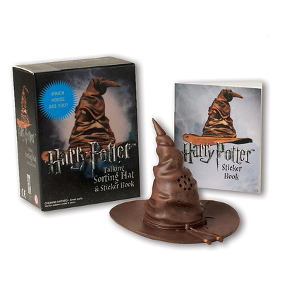 现货 英文原版 哈利波特 分院帽 套装 Harry Potter Talking Sorting Hat and Sticker Book 电影周边
