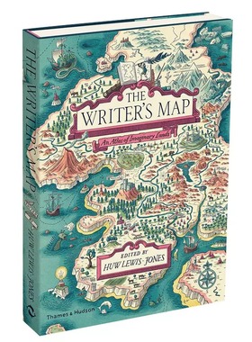 现货 英文原版【T&H】The Writer’s Map 作家们的地图：虚构地图集 文学作品与插画