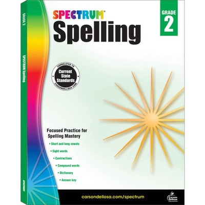 现货 英文原版 Spectrum Spelling, Grade 2 Spectrum 拼写，2年级