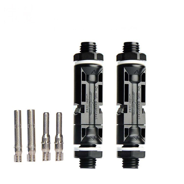 面板式 MC4光伏连接器光伏公母接头汇流箱逆变器面板插头防水IP67