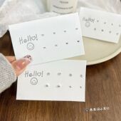 养耳洞迷你小巧简约银针睡觉戴 耳钉女生夏小众个性 耳骨钉潮