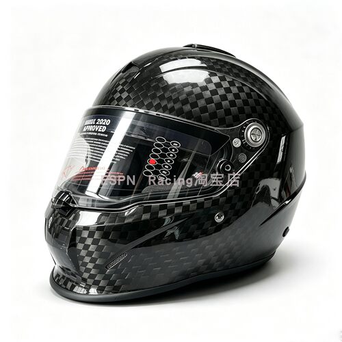 现货FIA8859-2015&SA2020认证防火赛车碳纤维全盔+hans汉斯头盔
