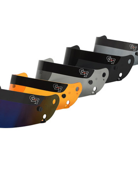 GF通勤房车赛车头盔SNELL SA标准头盔镜片 FIA认证房车赛车镜片