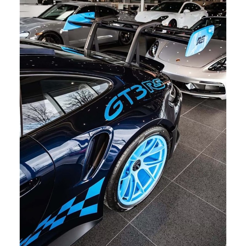新保时捷911 992GT3 RS专用车贴拉花GT3车门侧裙赛车装饰原厂贴纸