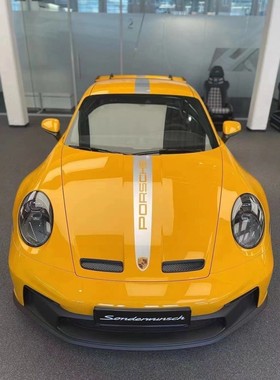 保时捷911GT3RS车身侧裙贴纸拉花boxster718 运动机盖车顶装饰贴