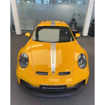 保时捷911GT3RS车身侧裙贴纸拉花boxster718 运动机盖车顶装饰贴